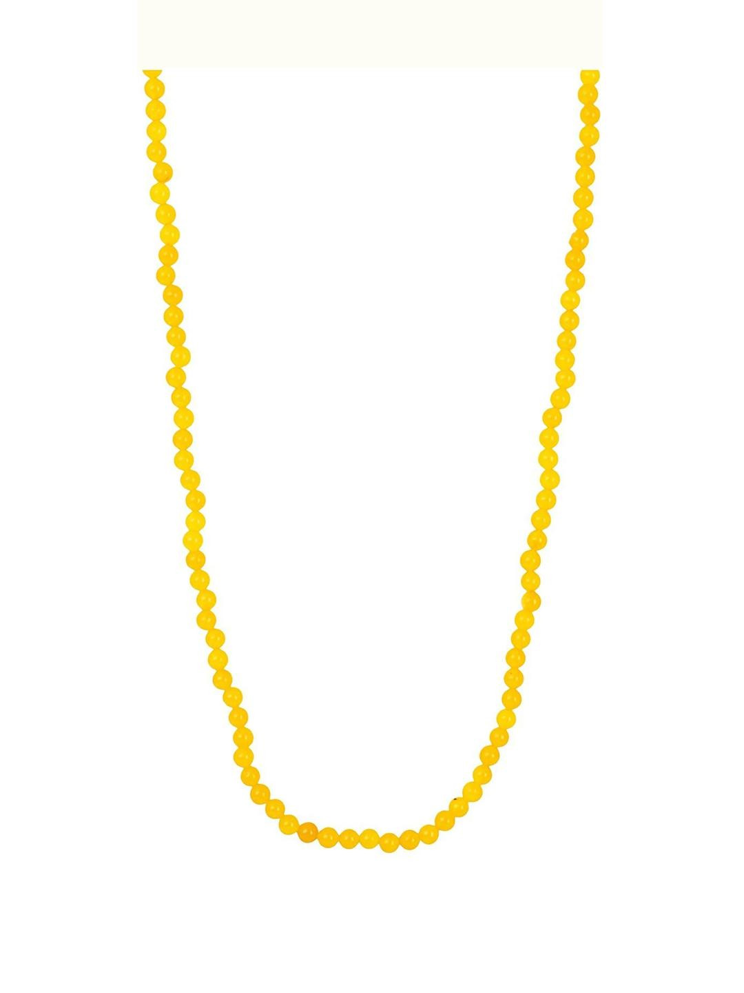kesar zems Unisex Alloy Yellow Necklace & Chain