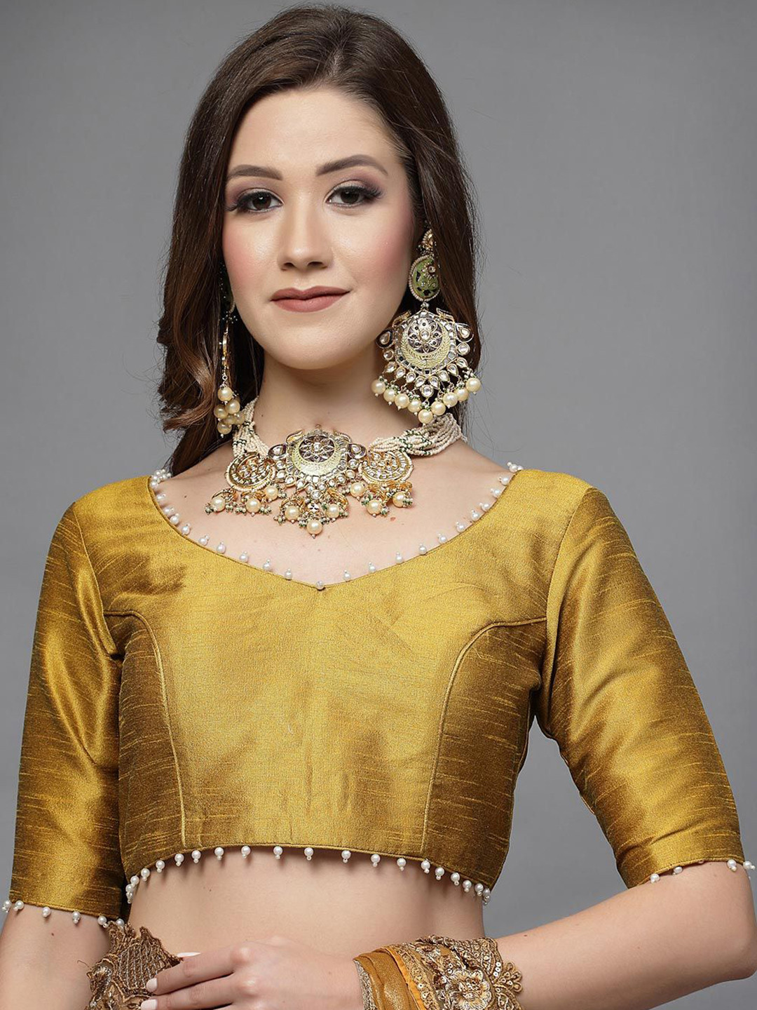 Utsav Fashion Embellished Saree Blouse