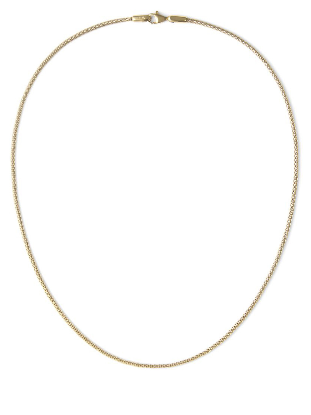Daniel Wellington Unisex Tide Mesh Gold-Plated Metal Necklace