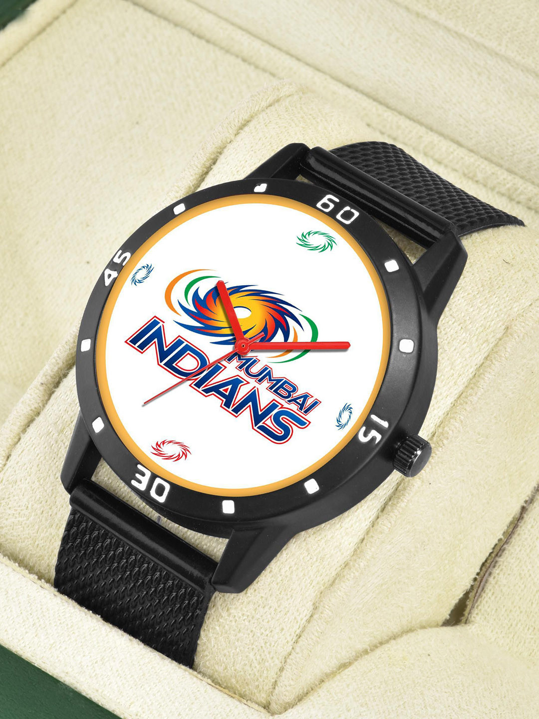 CSAMON Men Printed Dial & Straps Analogue Watch MI_BlackAeviyo_Case