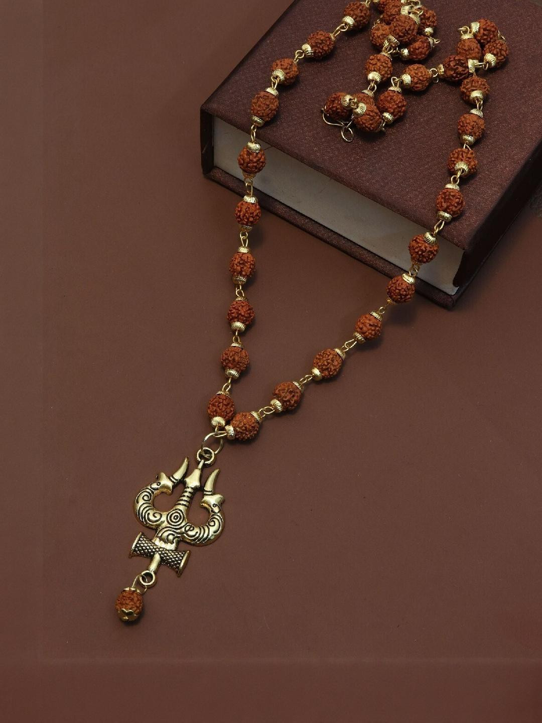 Jewelry Miguel Gold-Plated Contemporary Pendants with Chains