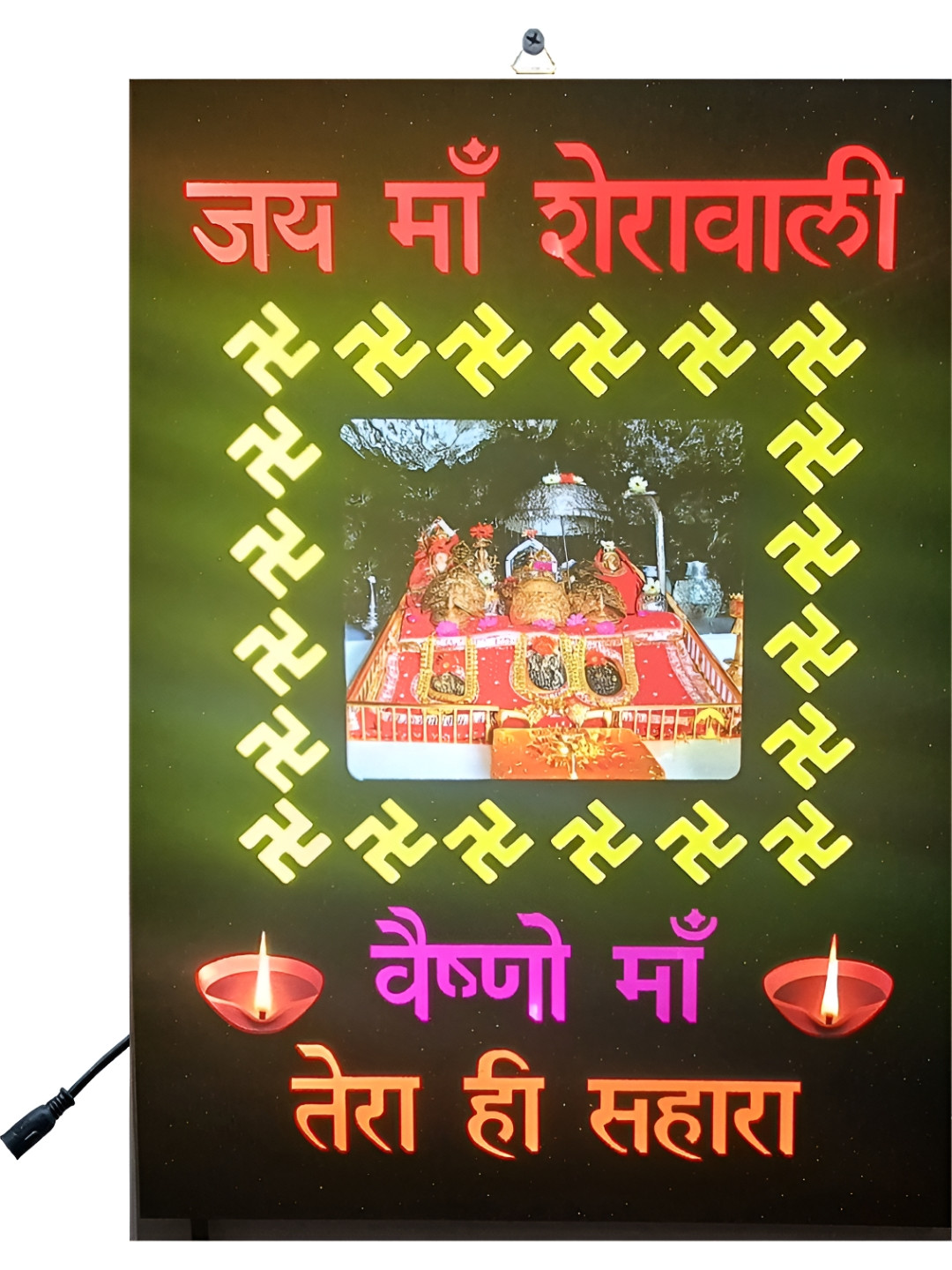 SHRI KHATU SHYAM CREATION Black & Red Wall Photo Frames