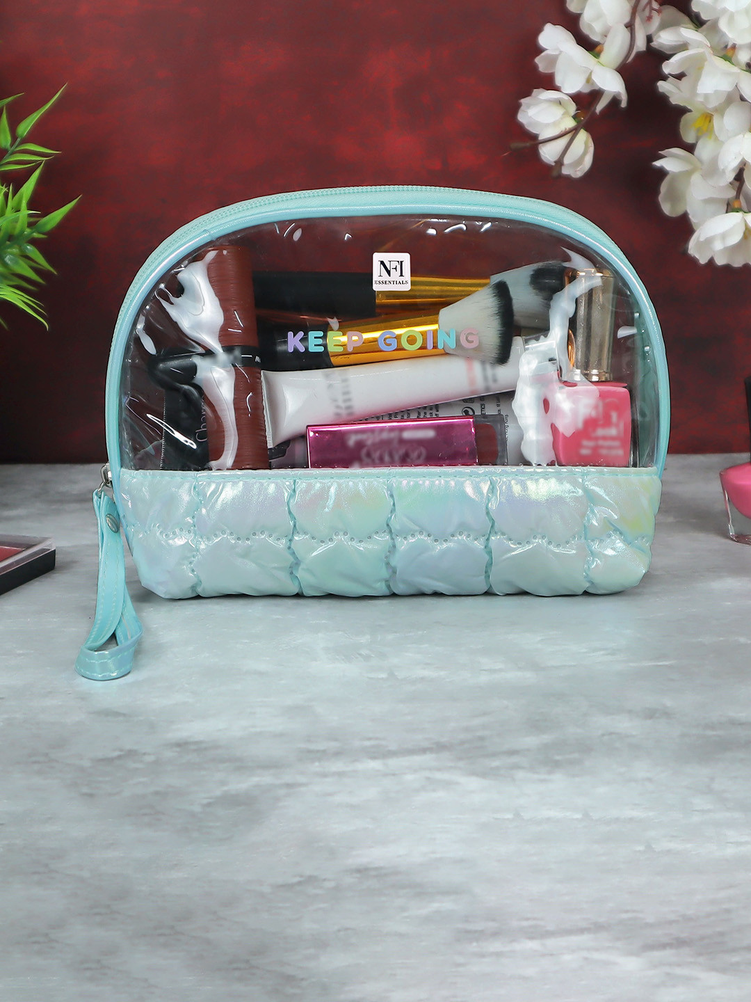 NFI essentials Printed Makeup Pouch