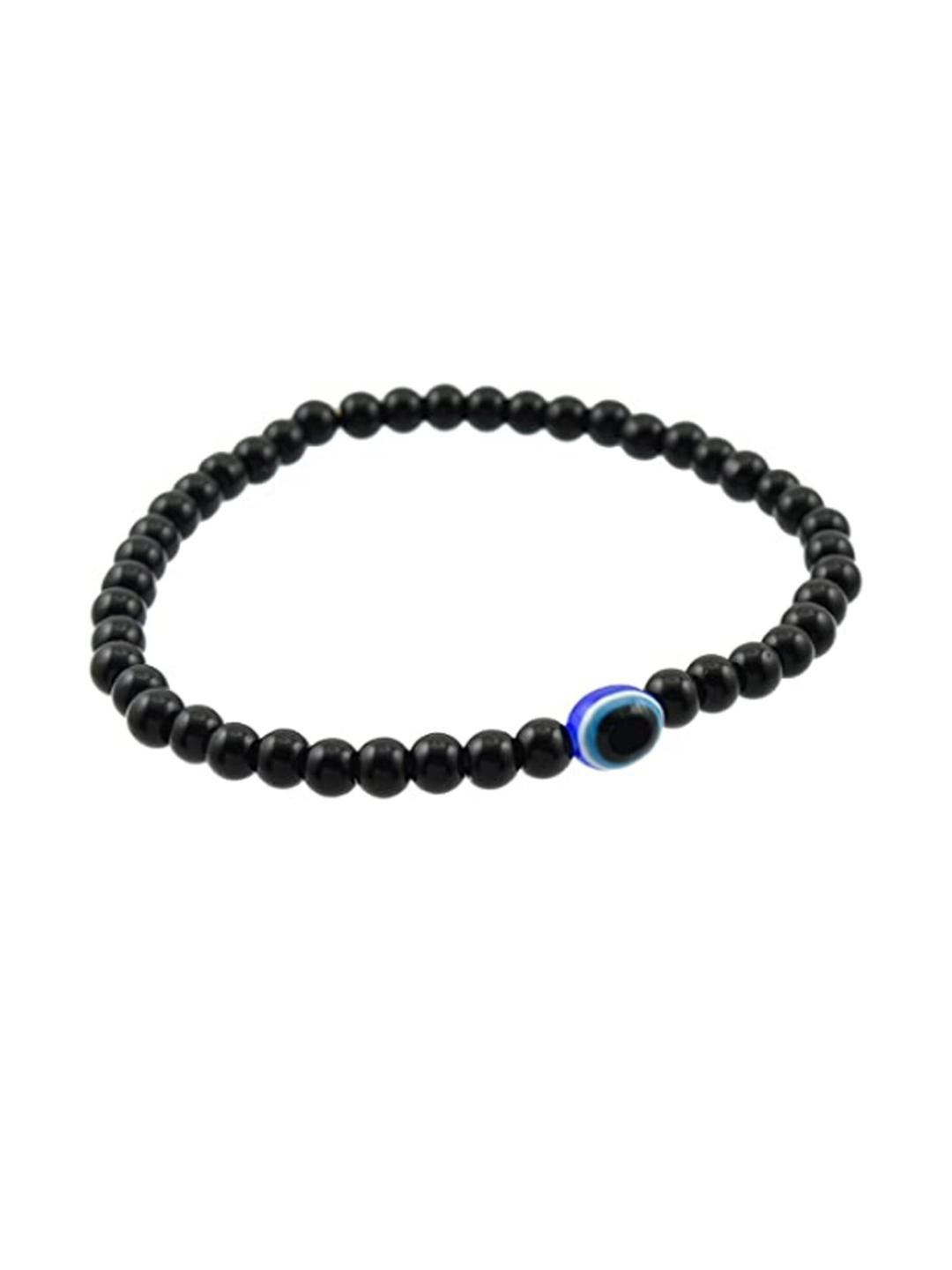 gurjari jewellers Black Evil Eye Artificial Beads Anklet