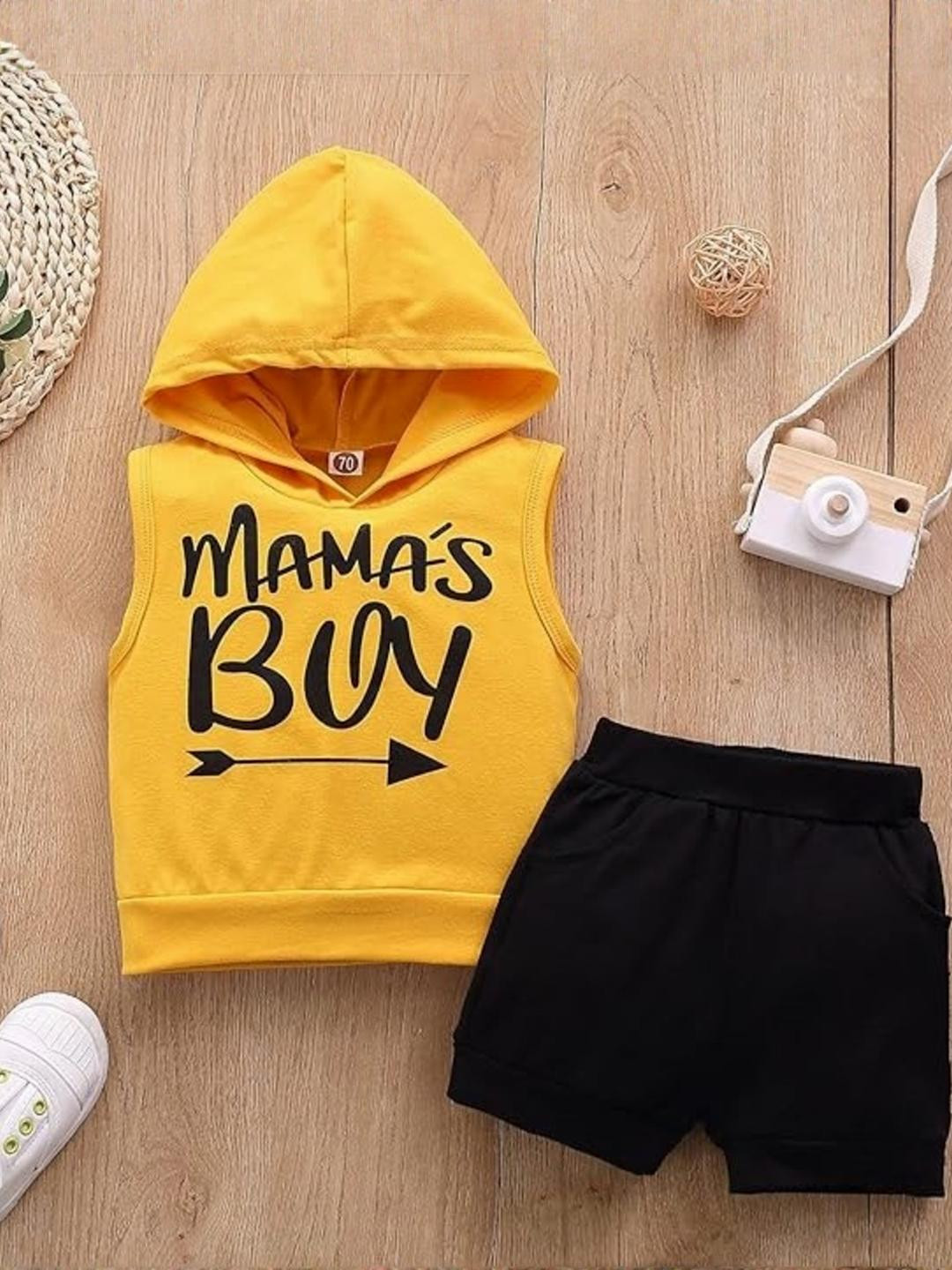 CUTEVIBE Kids Printed T-shirt With Shorts