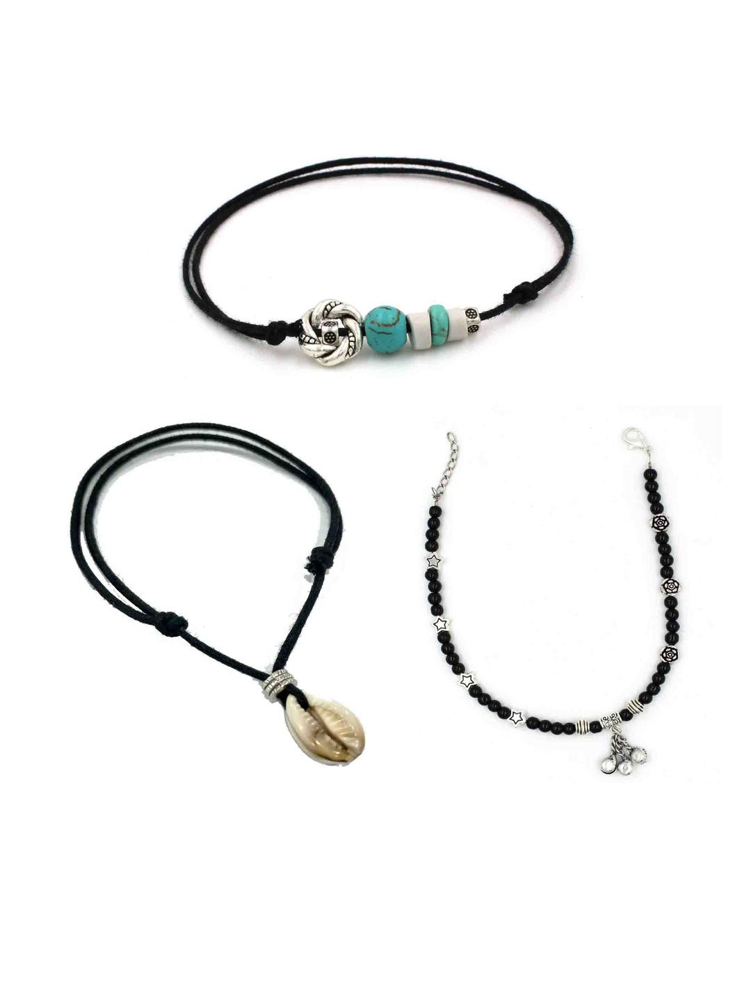 gurjari jewellers Alloy Double Layer Charm Anklet
