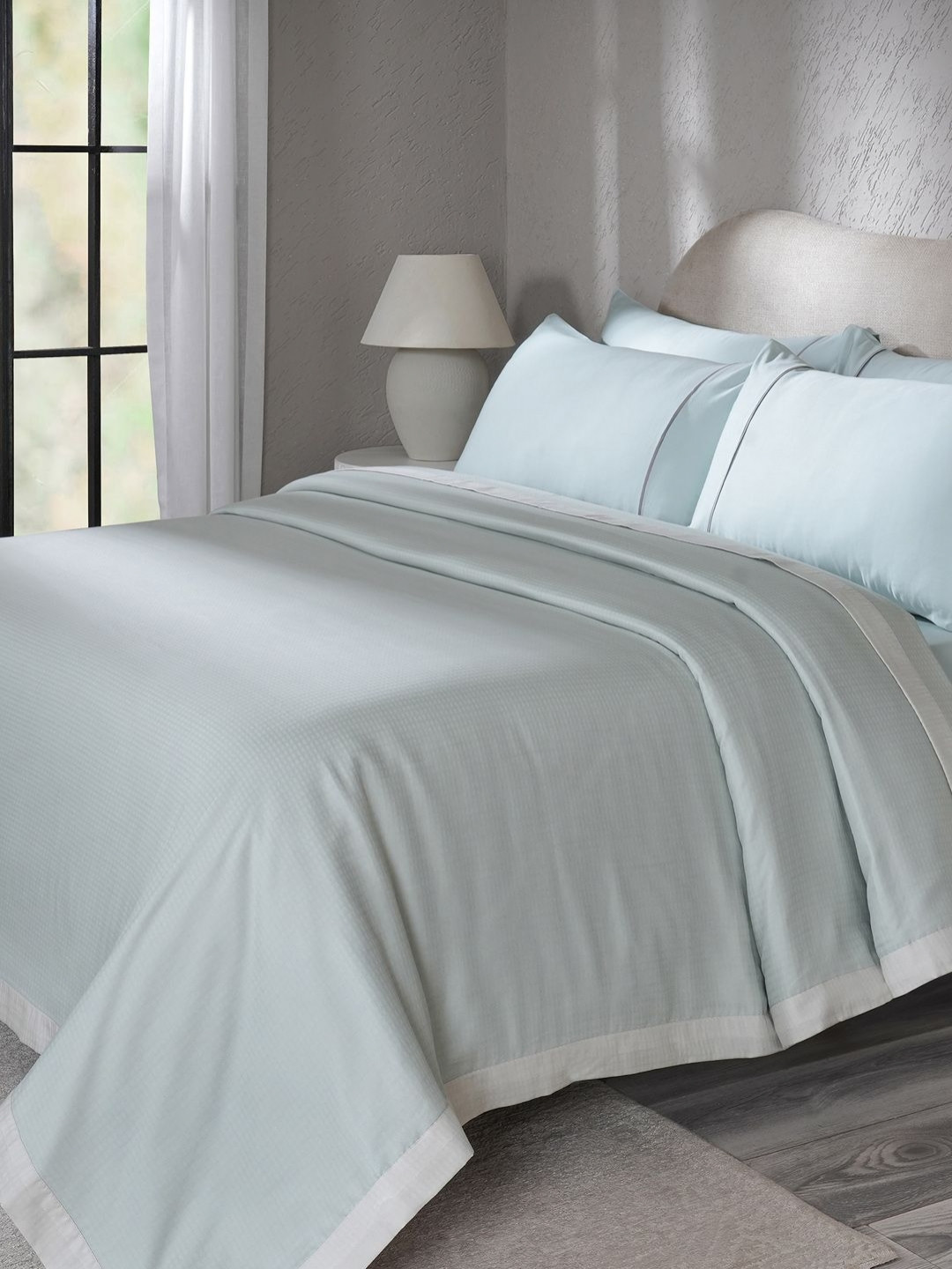 MASPAR Blue Soft Breathable & Lightweight 80 GSM Single Bed Dohar