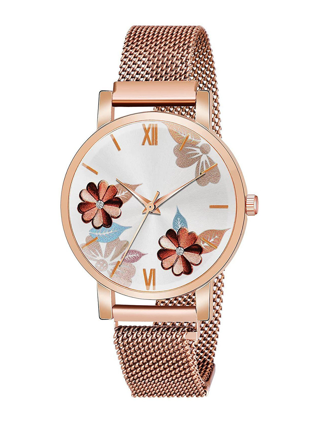 Gopal Shopcart Unisex Dial & Bracelet Style Straps Analogue Watch C_36 RED D RG