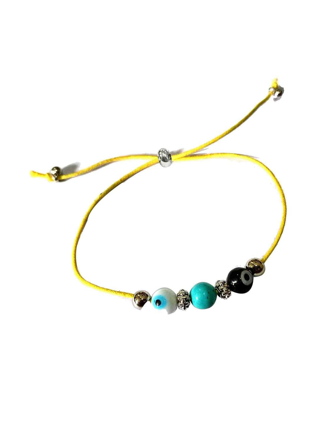 gurjari jewellers Boys artificial Beaded Wraparound Bracelet