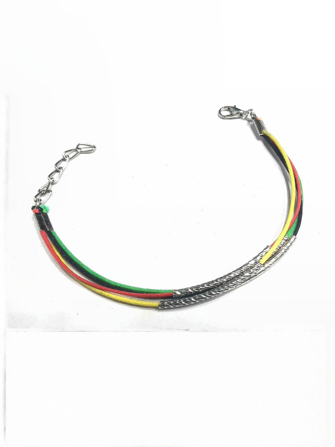 gurjari jewellers Women Multi Colour Oxidised Charm Braslate