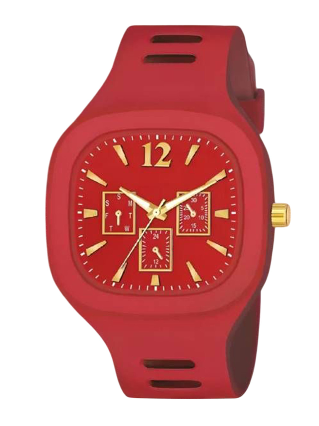 Hala Men Solid Square Tang Regular Analogue Watch-MILLER-02