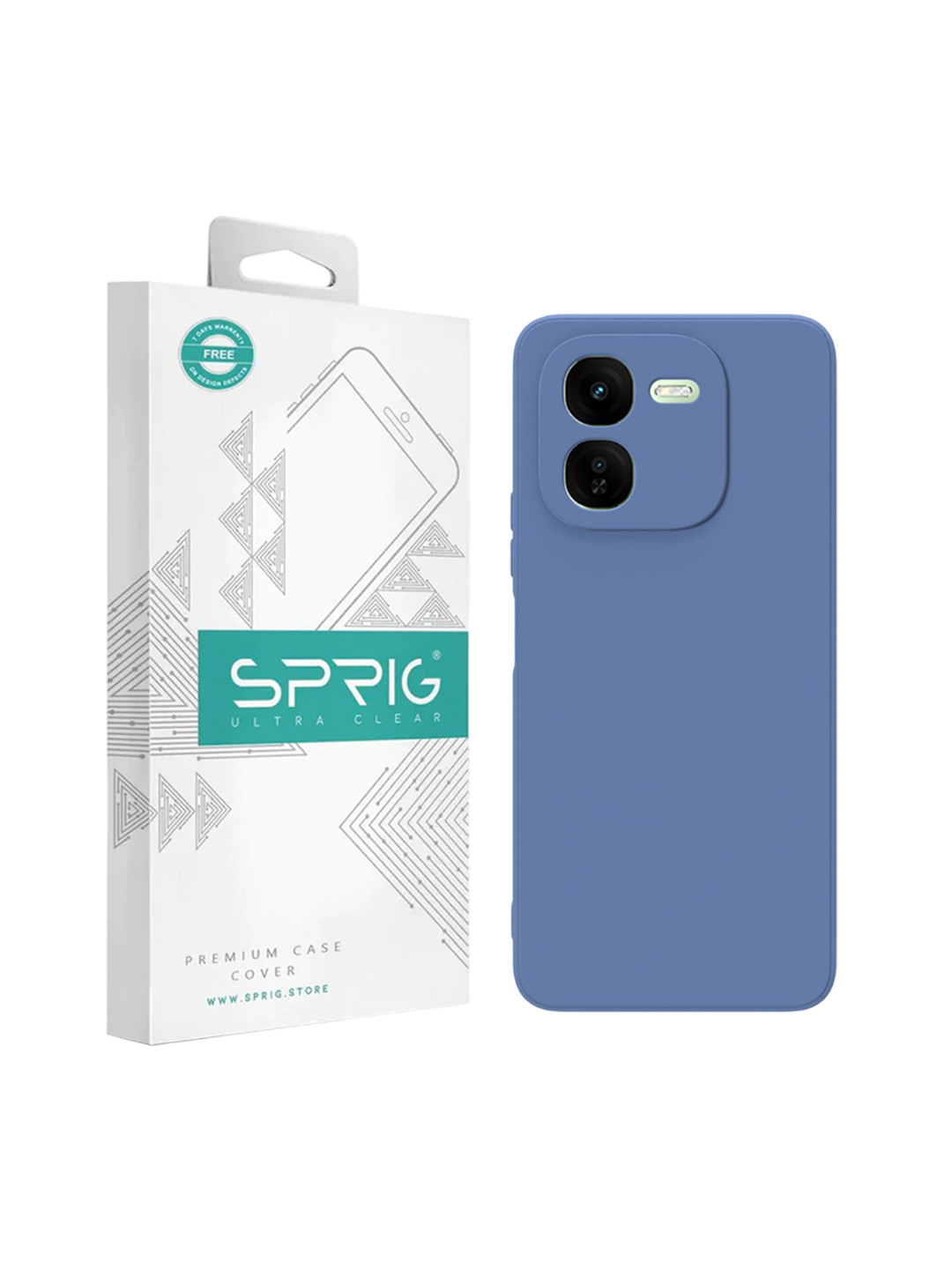 SPRIG IQOO Z9X TPU Matte Back Cover Mobile Accessories