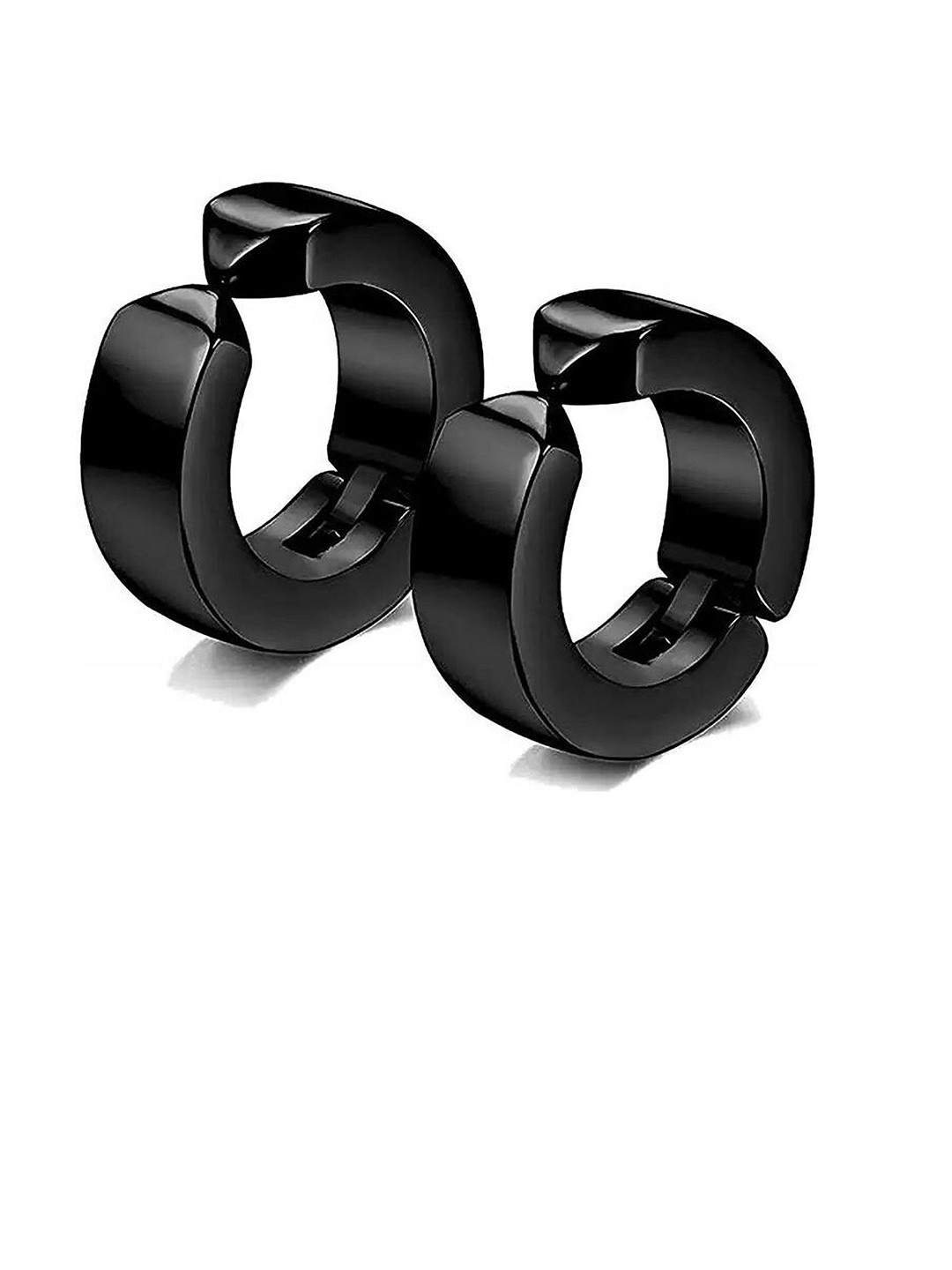 shobhram Circular Shaped Clip On Hoop Earrings