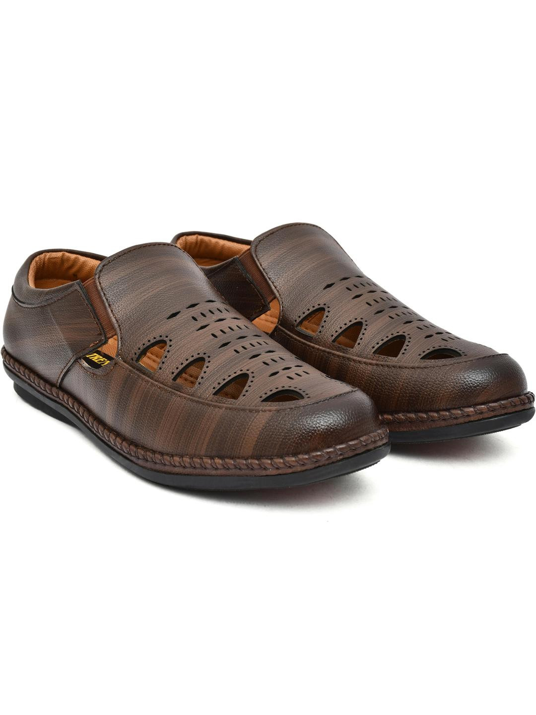 Ethnic Casual Slip-on Nagra Jutti Roman Style Sandal Shoe for Men