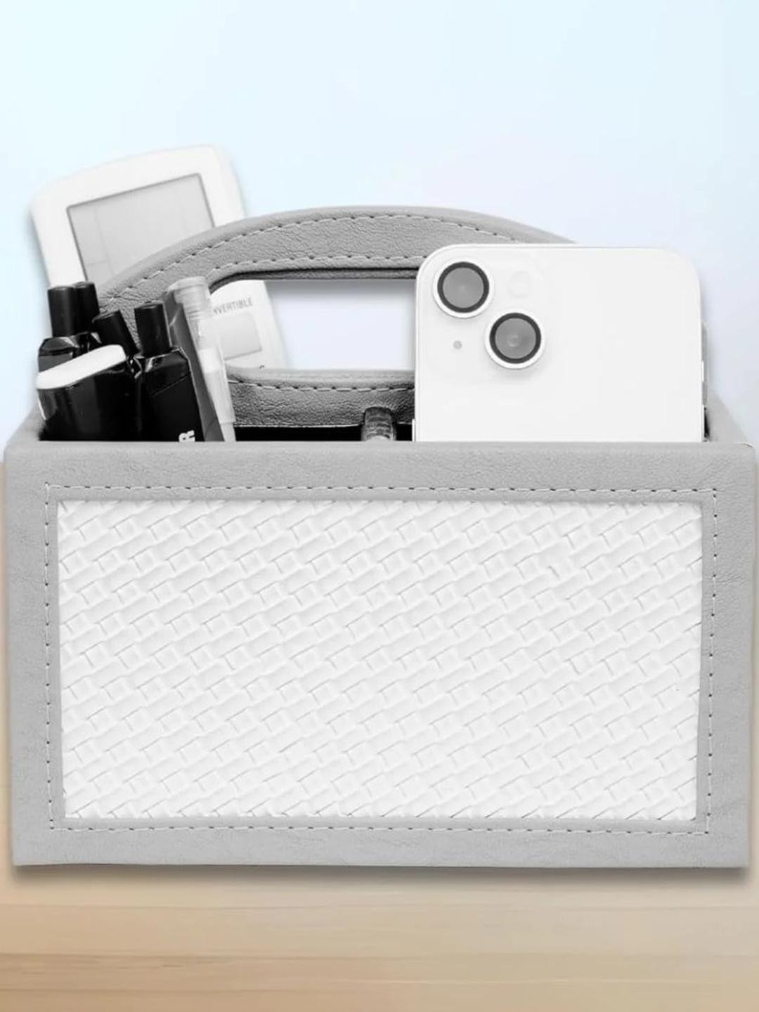 jabrix Unisex  Set of 1 Cream Coloured Regular Desk Organiser