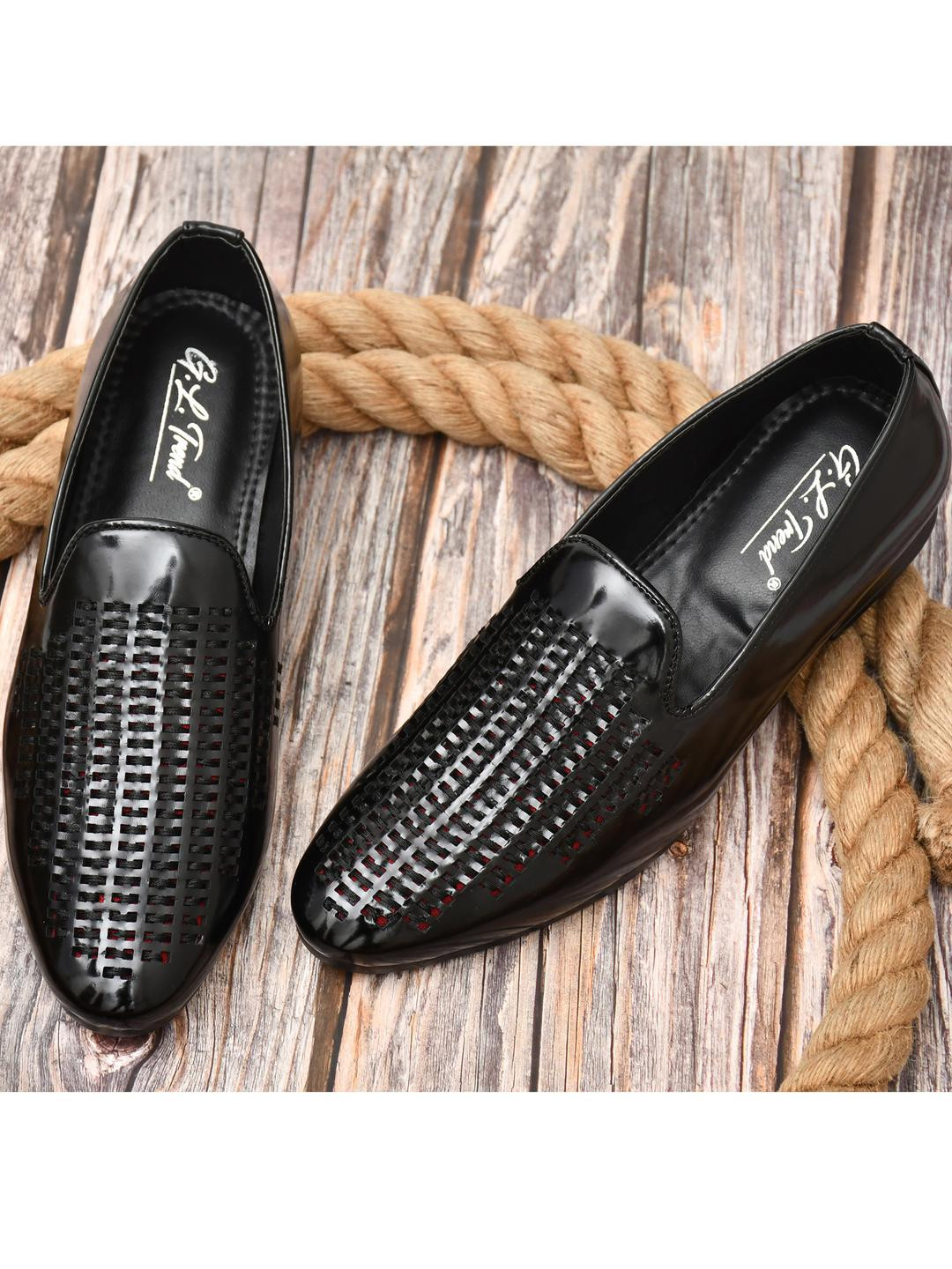 G L Trend Men Ethnic Party Wear Slip-on Nagra Mojari Jutti