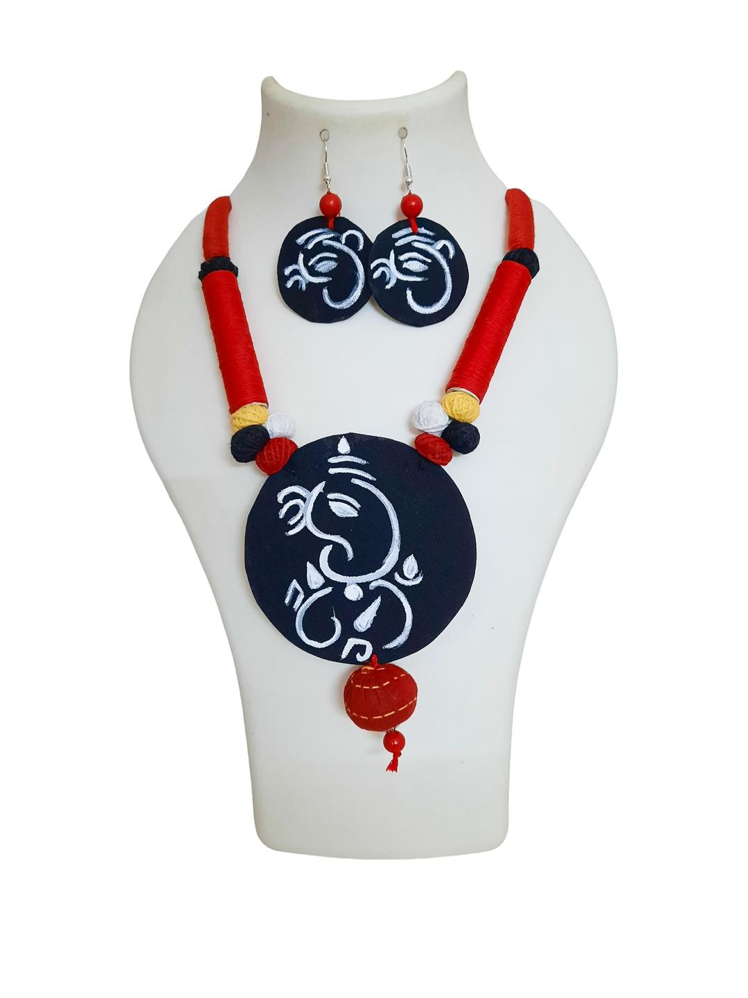 SOUNDARYA BOUTIQUE Handcrafted designer multicolor festive ethnic jewellery set