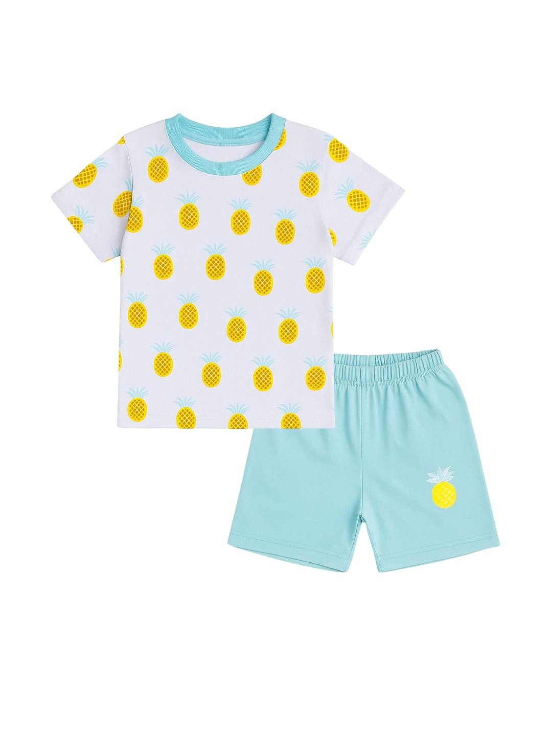 Covetus Kids Printed T-shirt with Shorts