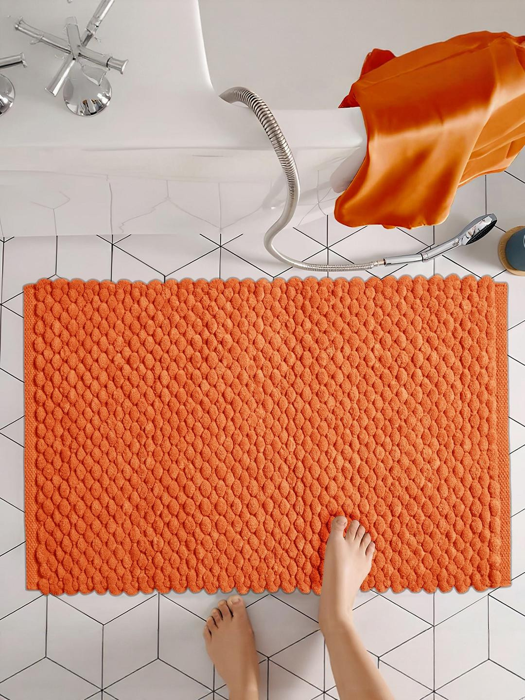 Homzz Non Slip - 50x80 CM, Soft Chenille Floor Mat Non-Slip Bath Mat