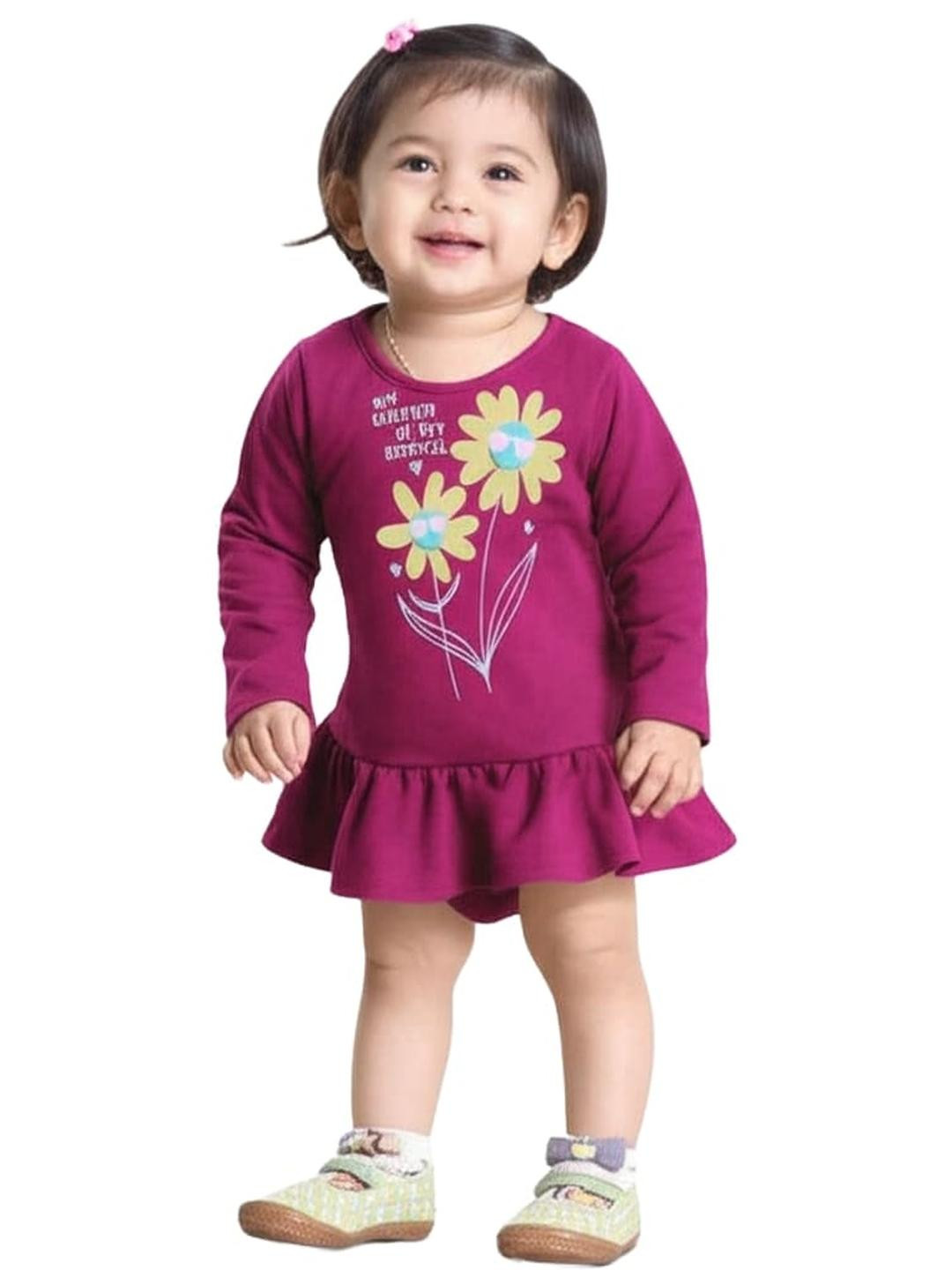 Melon Kidswear Girls Printed Top with Panty