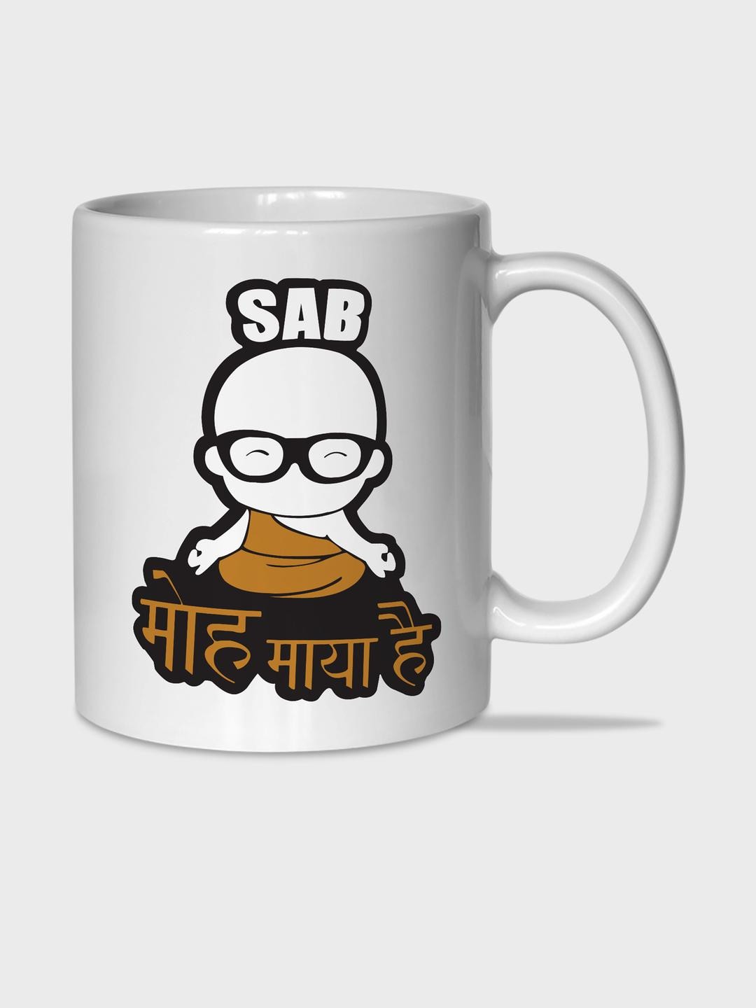 The Gifts Factory Sab Moh Maya Hai Printed Ceramic Mug