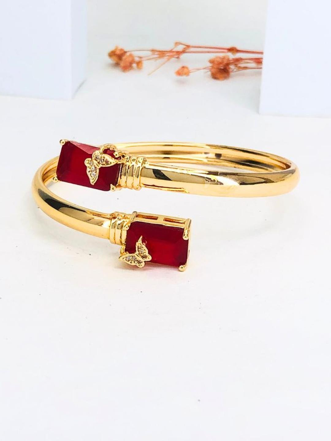 RKB Sales Gold Plated Stone Studded Bangle
