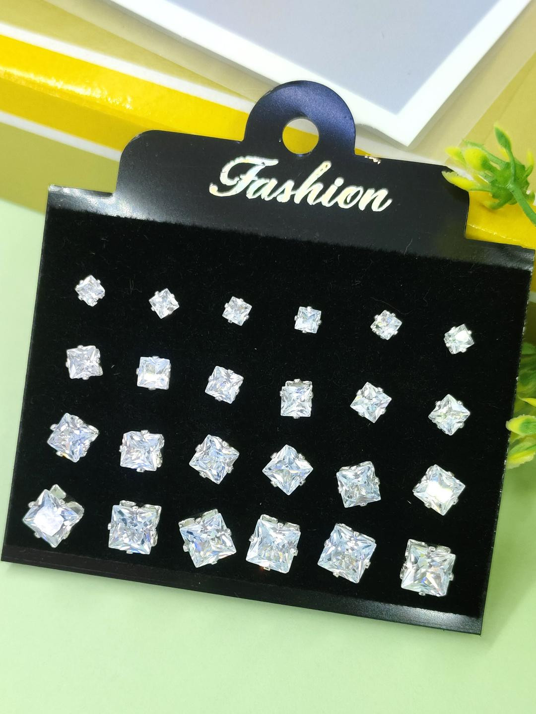 Shivarth 12 PAIRS STUD EARRINGS