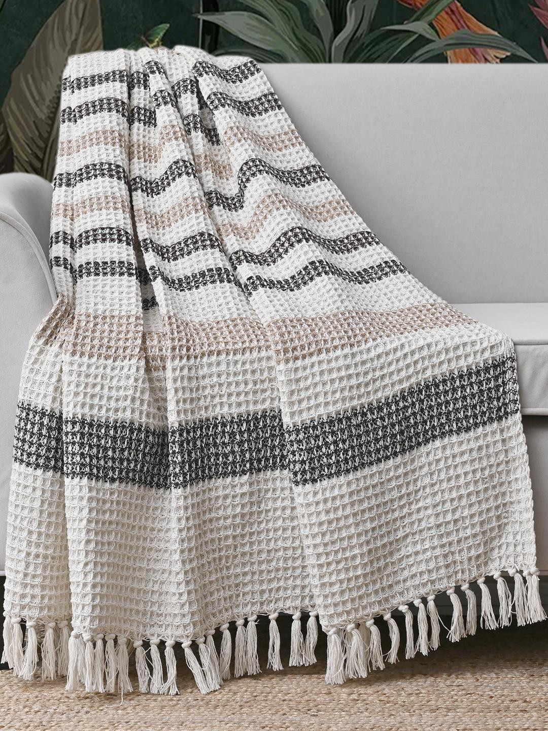 Homzz Cotton Soft Sofa Throw