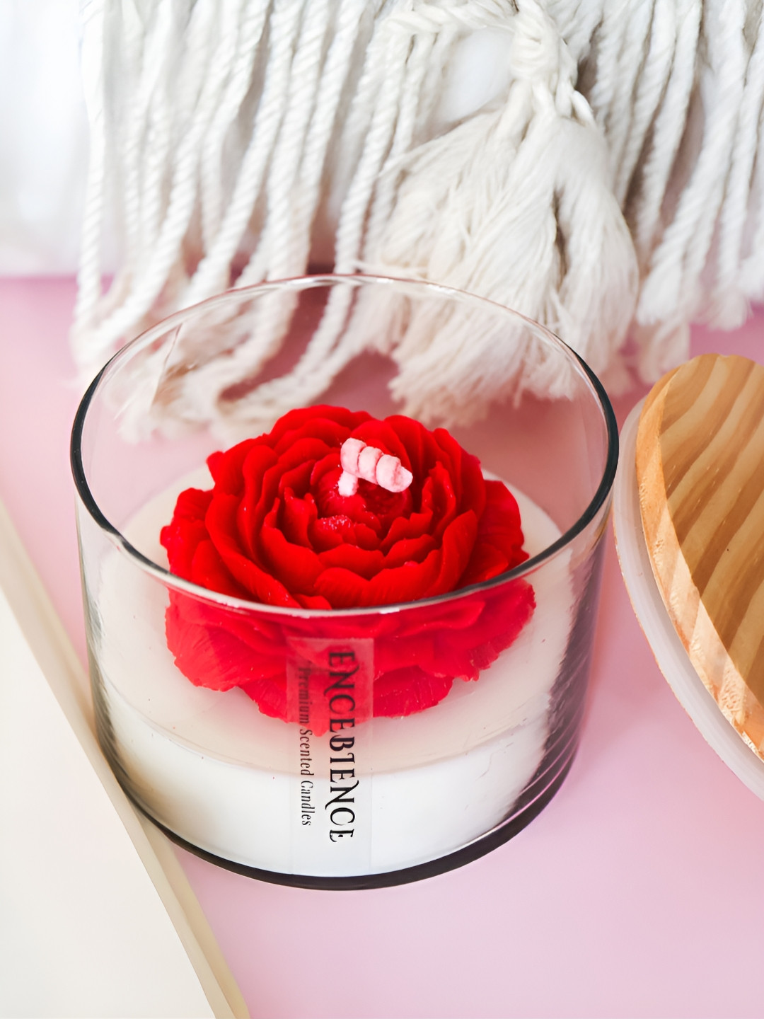 ENCEBIENCE Velvet Peony Scented Jar Candle
