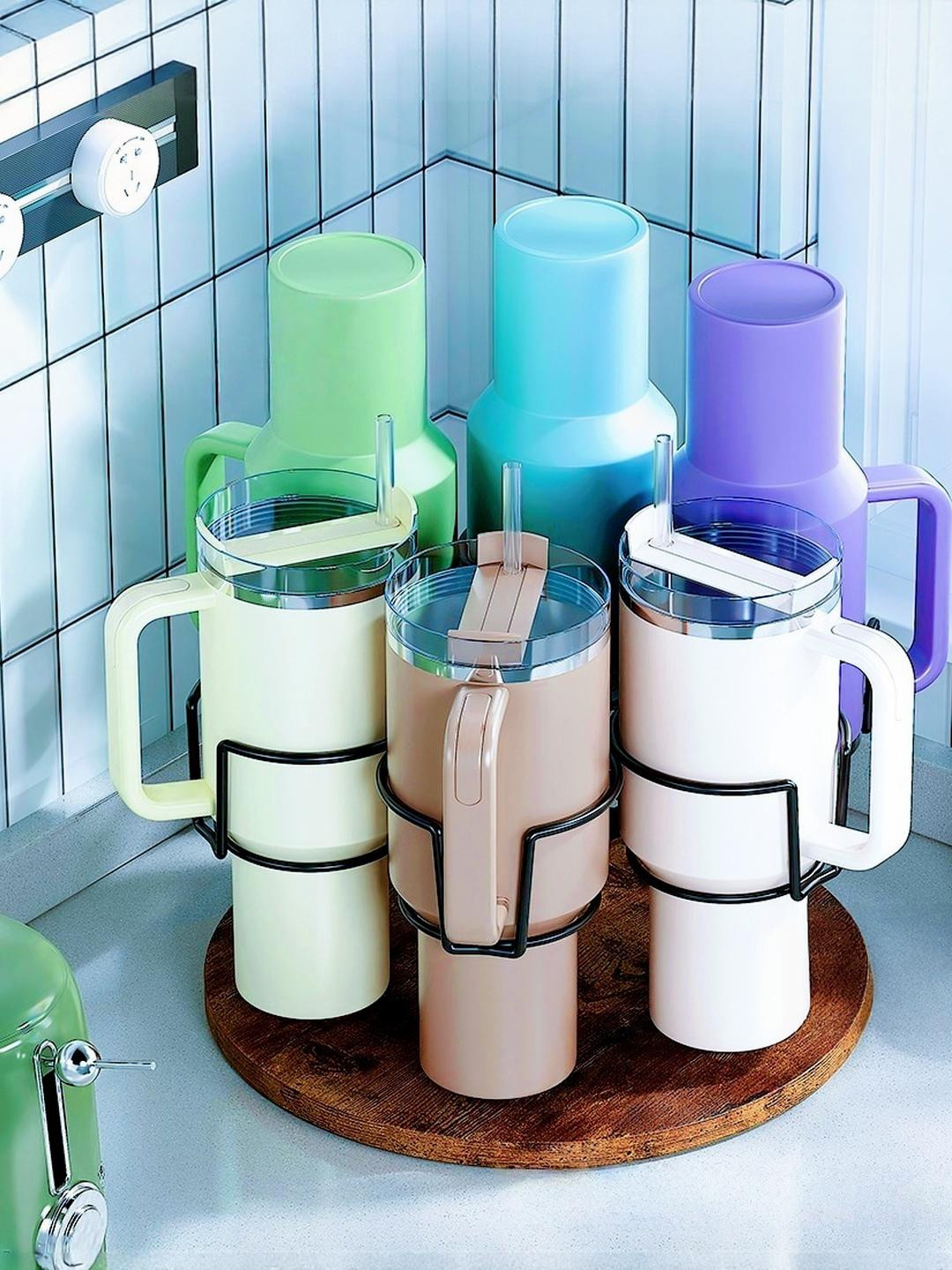 Arhat Organizers Rotating Tumbler Cup Holder