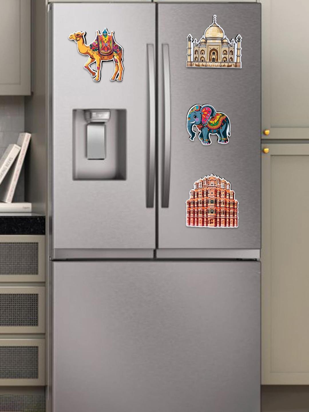 The Gifts Factory Pack of 4 Printed Fridge Magnets