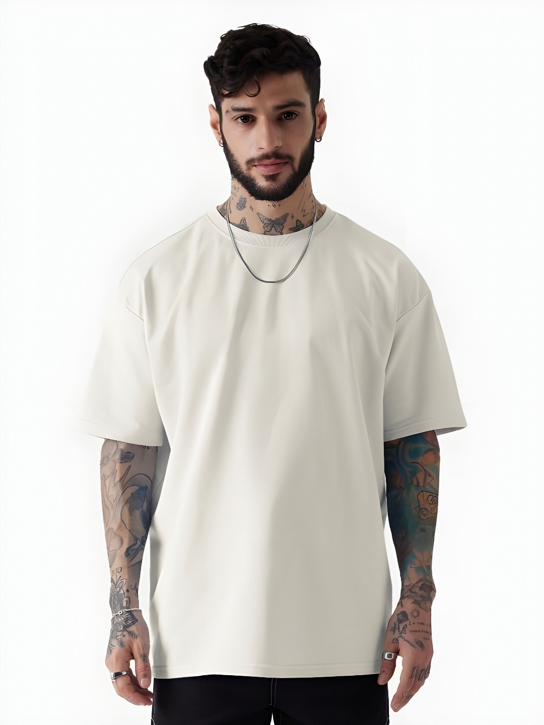 Streetsutra Round Neck Oversized Cotton T-shirt