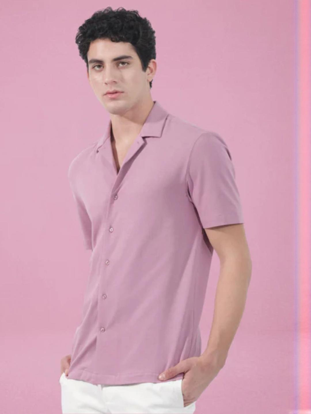 JENSI ENTERPRISE Classic Lapel Collar Regular Fit Shirt