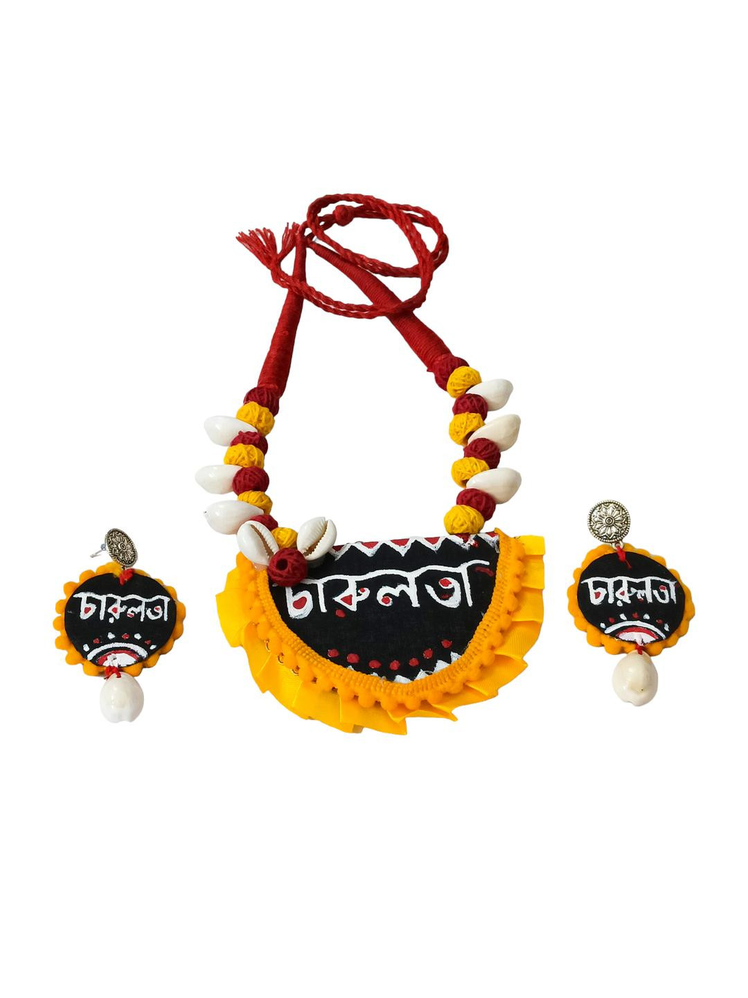 SOUNDARYA BOUTIQUE Handcrafted designer multicolor festive ethnic jewellery set