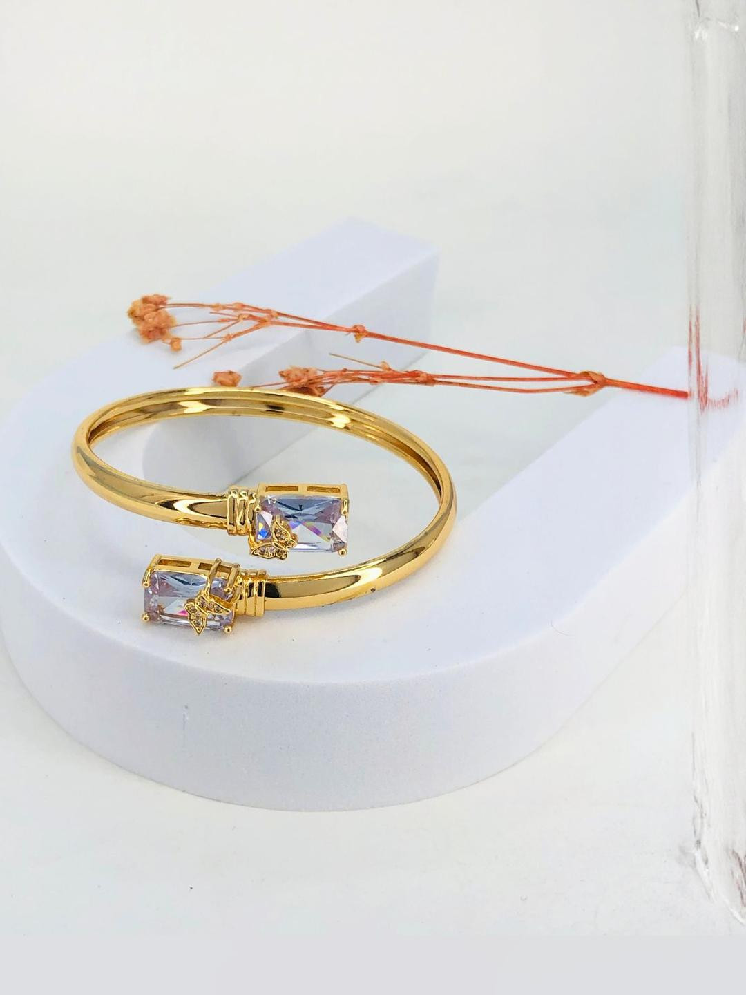 RKB Sales Gold Plated Stone Studded Bangle