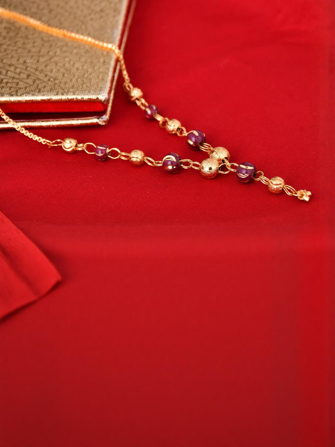 Footride set of 4  Brass Gold-Plated Chain