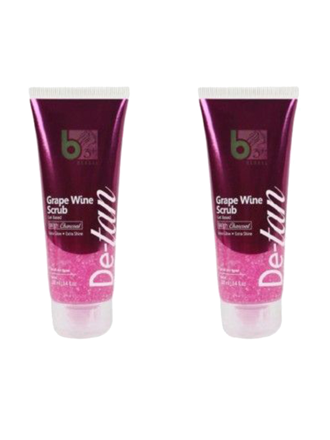 b3+ HERBAL Set Of 2 Grape Wine De-Tan Face Scrub - 100 ml Each