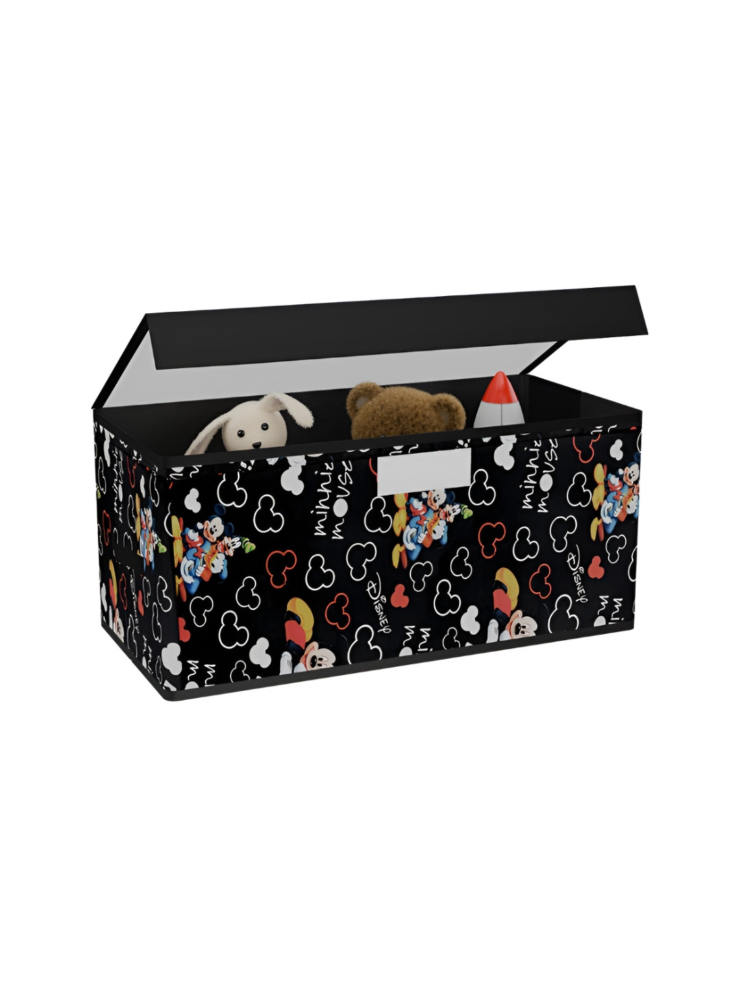 YK Black & White Printed Drawer Organiser With Transparent Lid