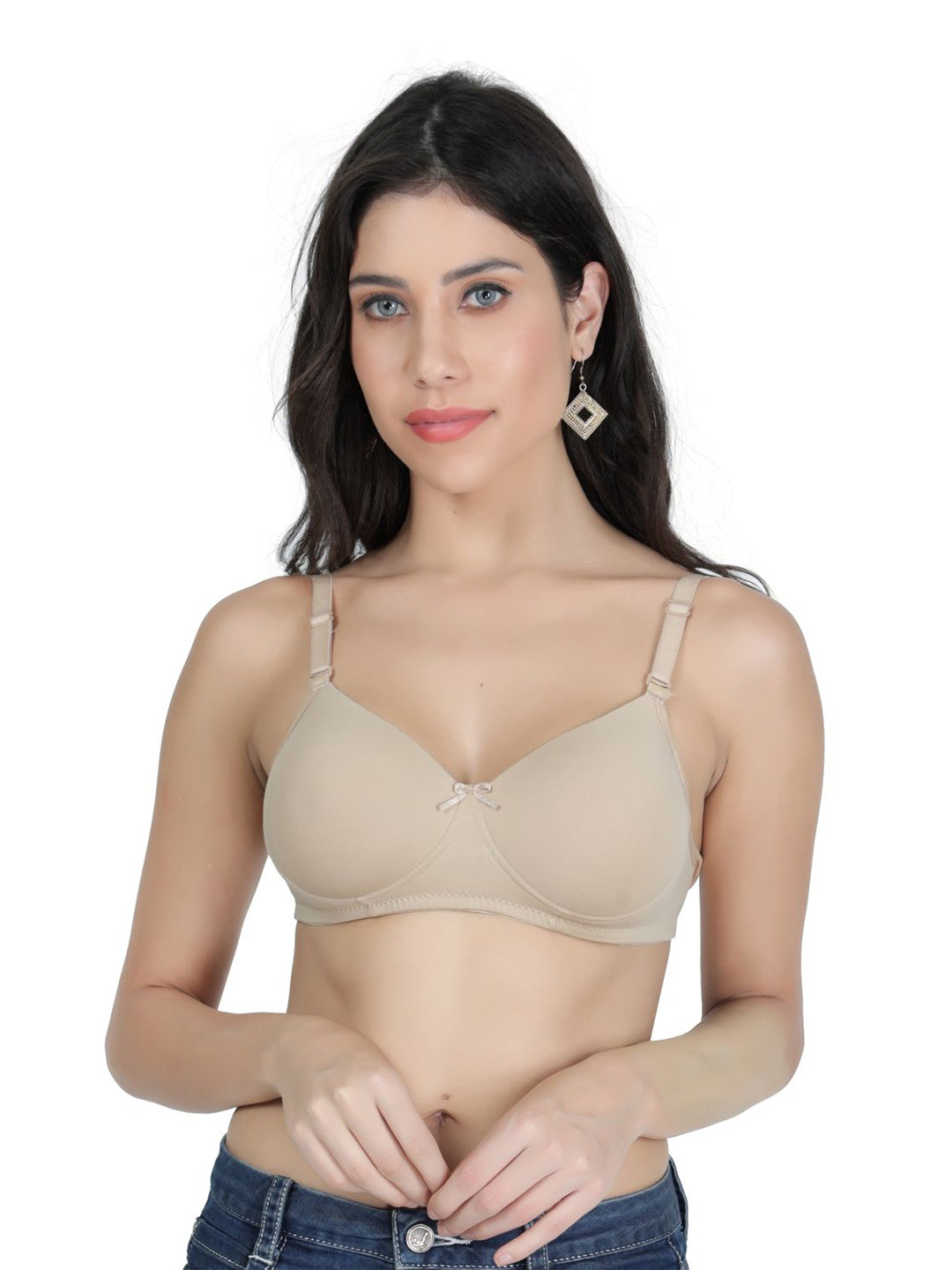 don't Shy Medium Coverage Lightly Padded Backless T-shirt Bra