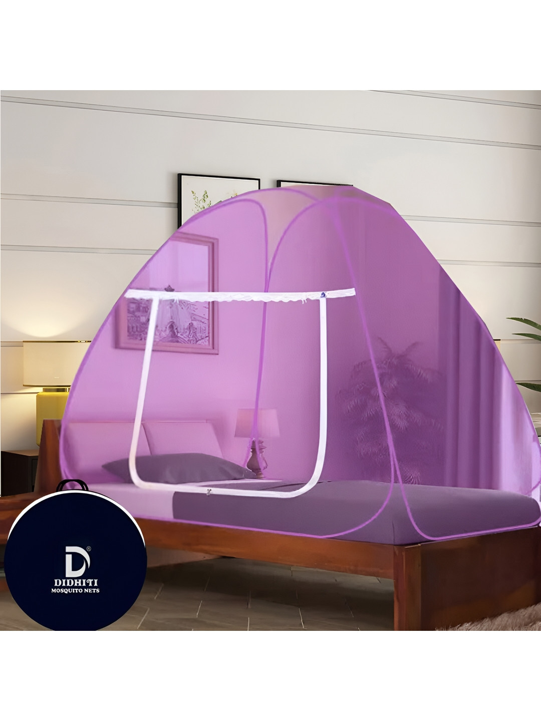 didhiti Purple Single Bed Tent Mosquito Net