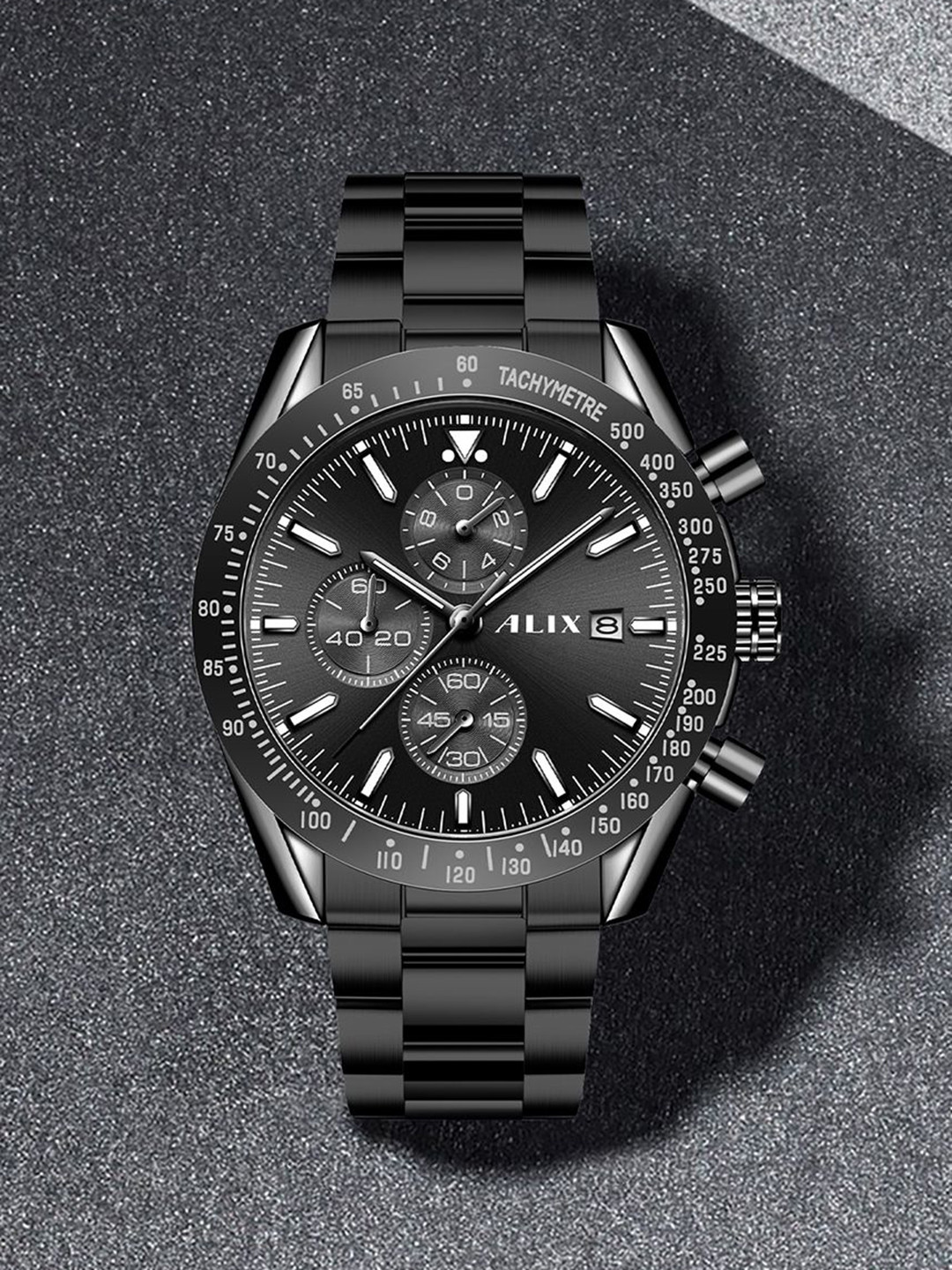 ALIX Men Date Aperture Analogue Chronograph Watch AL3014S_BB