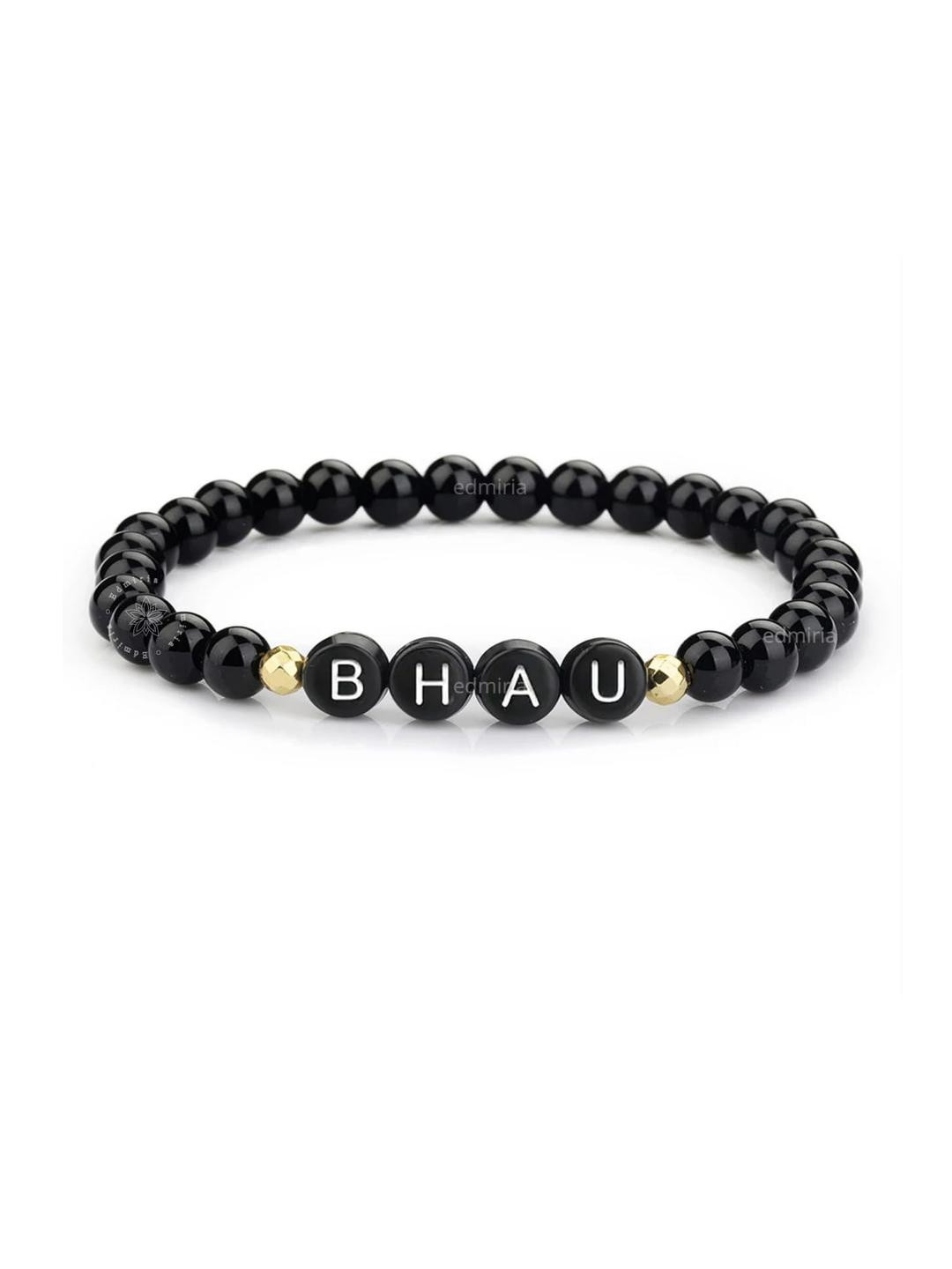 EDMIRIA black Men Wood Bracelet