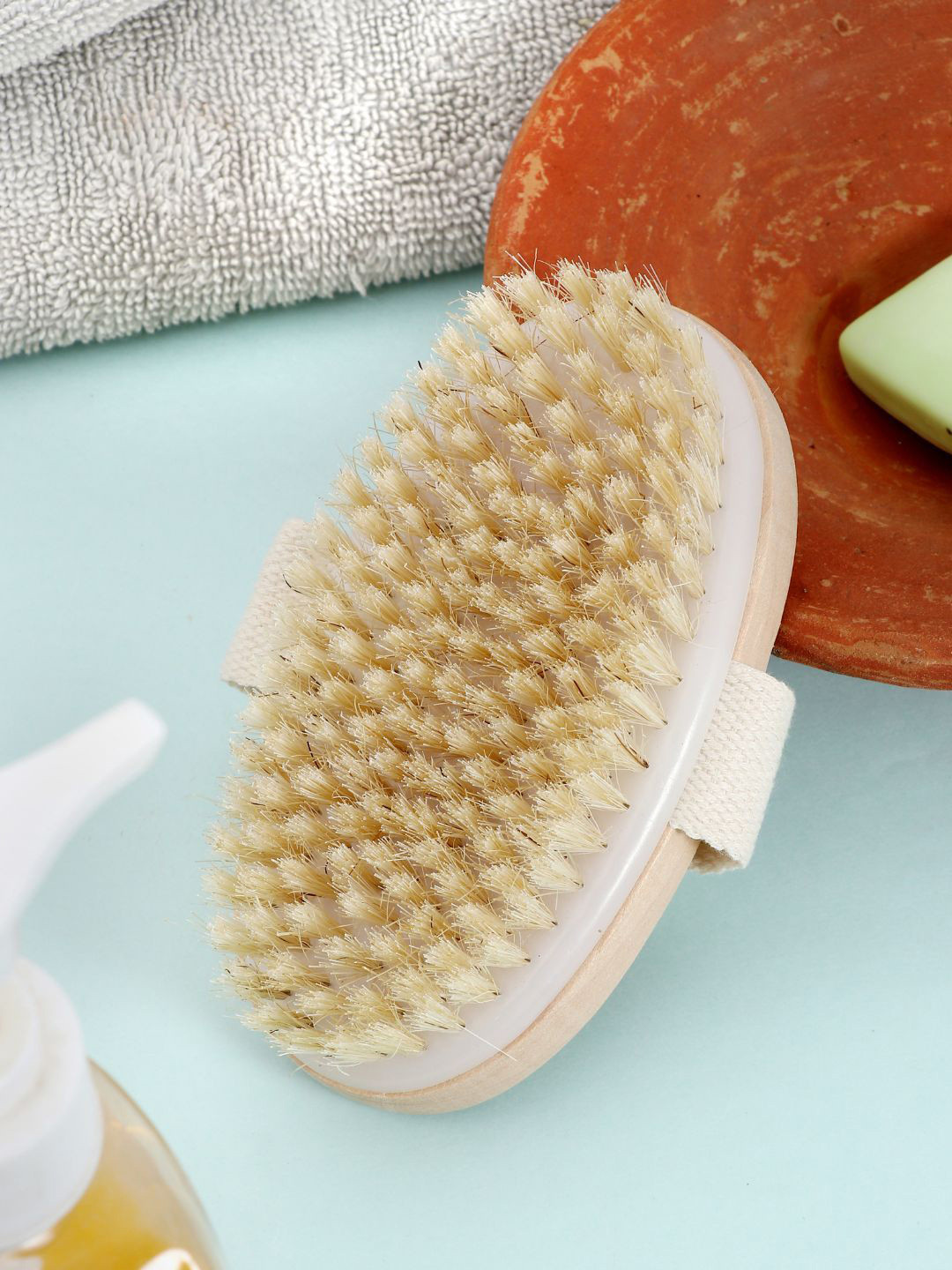 Kind of Earthy Exfoliating Oval Dry Bath Brush