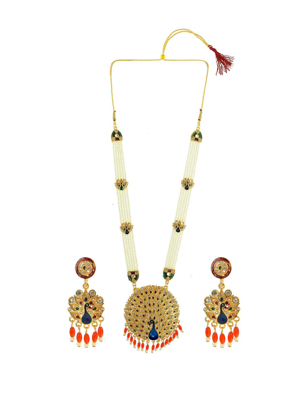 Rozy Styles Gold-Toned Brass Jewellery Set