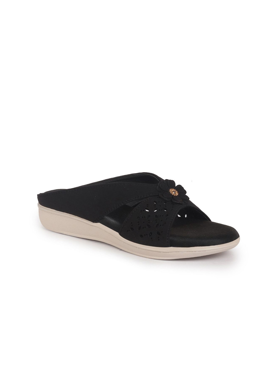 FAUSTO Women Wedge Heels Arch Support Orthopedic Sandals With Laser Cuts