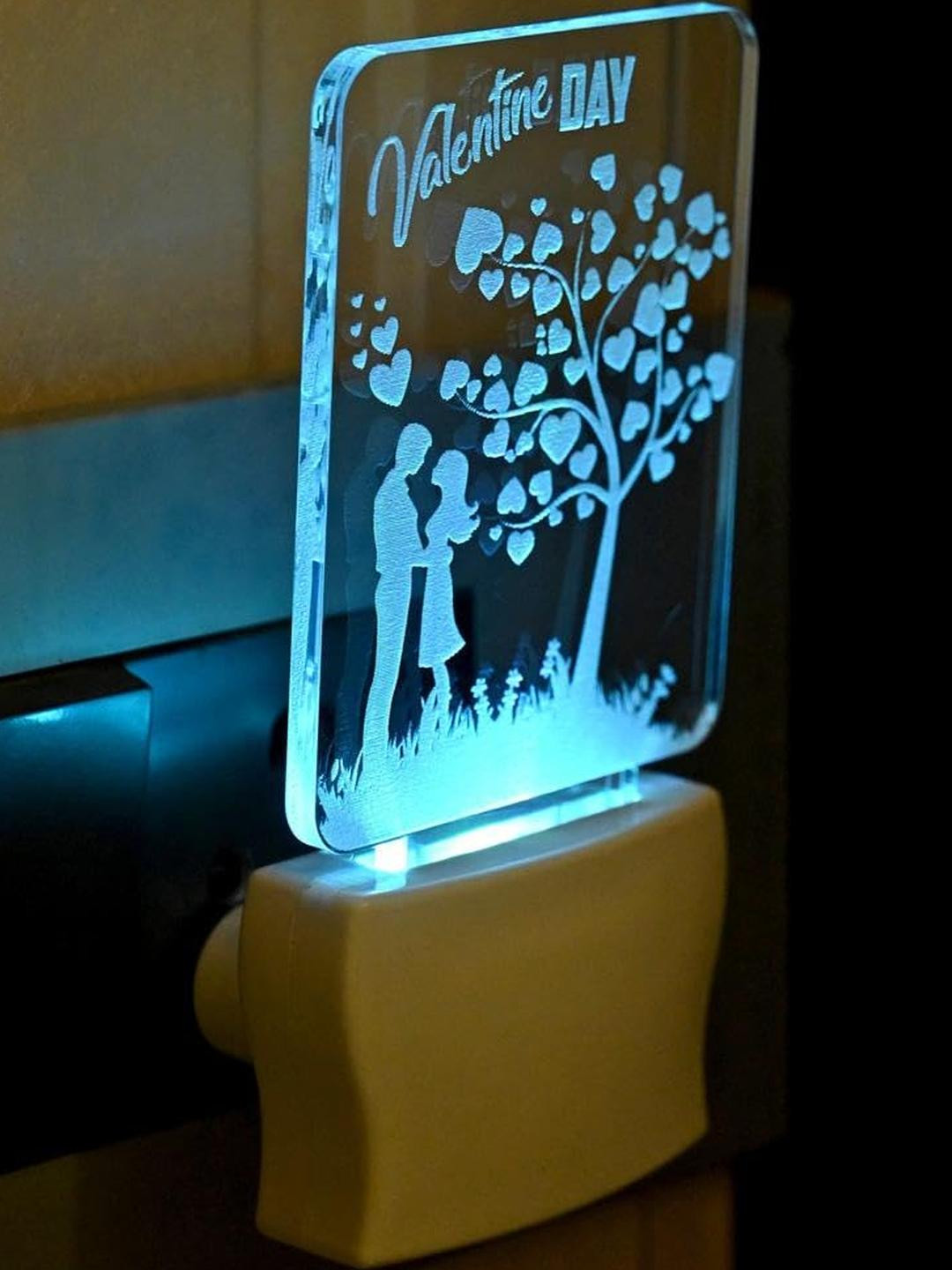 SOMIL 3D Illusion Valentine's Day Night Wall Lamp