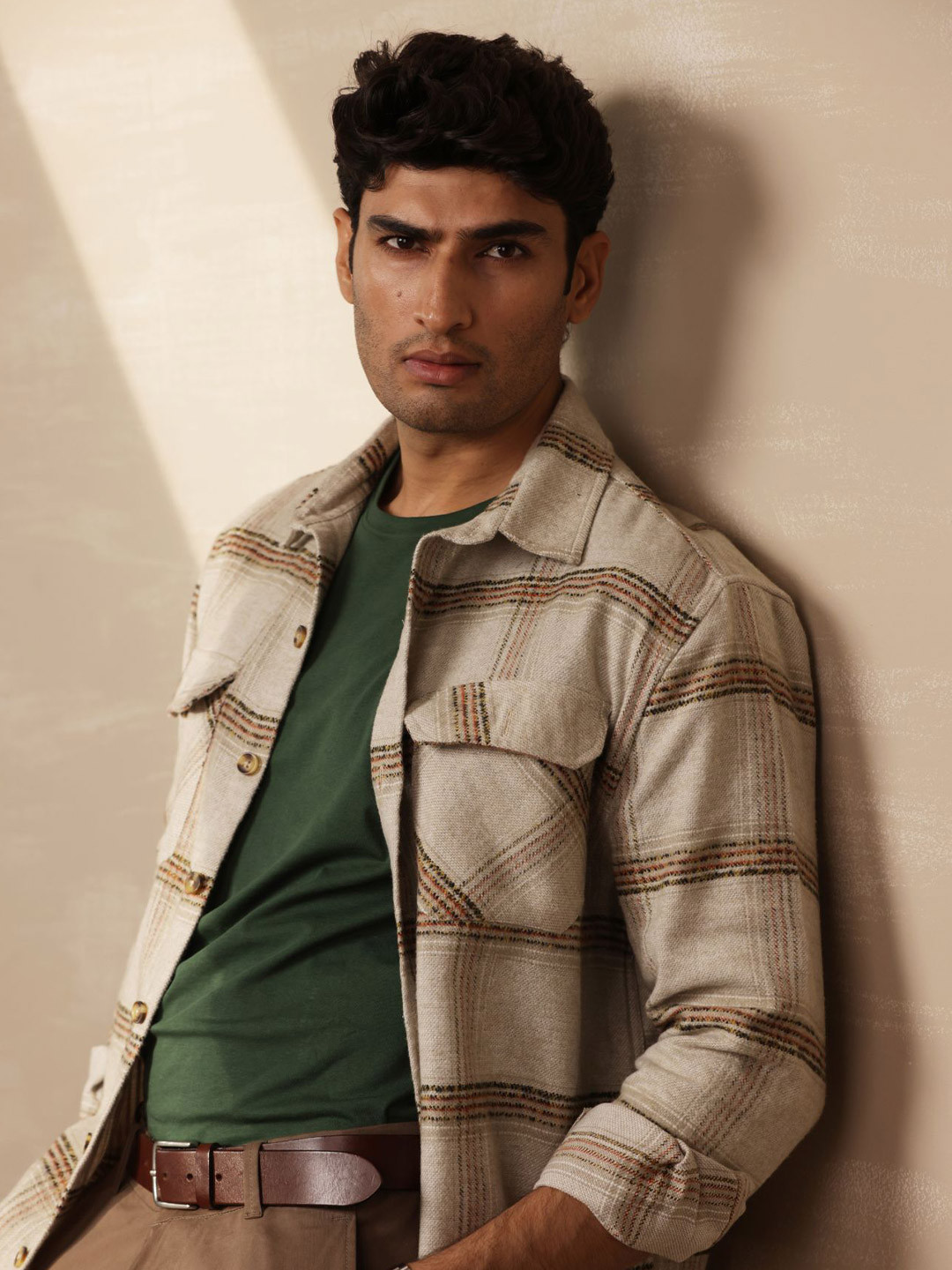 Relaxed Fit Tartan Checks Casual Shirt