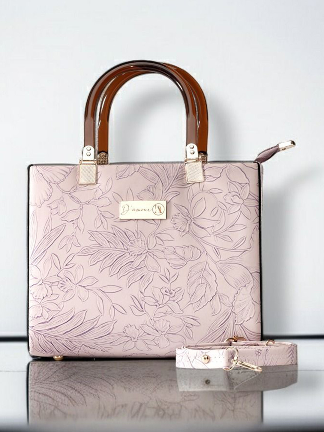 D' Amour Structured Tote Bag