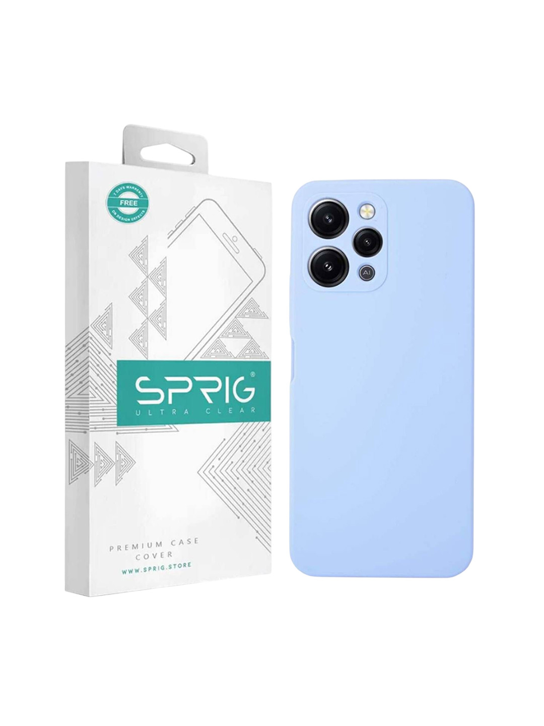 SPRIG Redmi 12 5G Liquid Silicone Back Cover