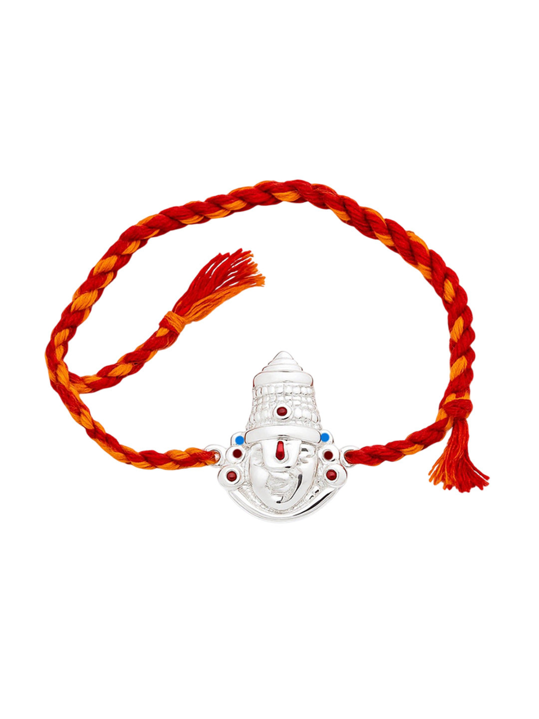 Nipura 925 Sterling Silver Religious Balaji Thread Rakhi